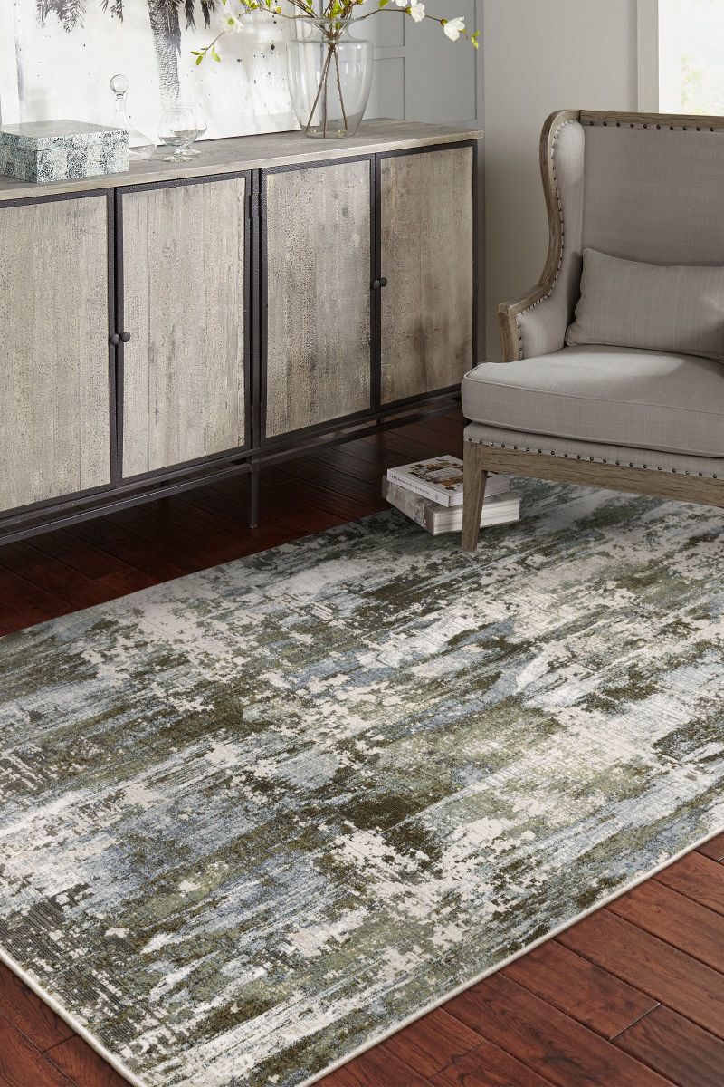 Caravan 2060F Green 3'3" x 5' Rug image number 2