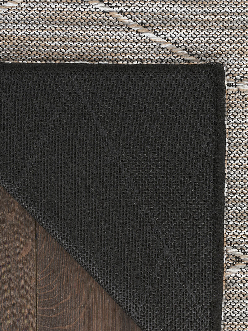 Washable Solutions WSL01 Gray/Mocha 10' x 14' Rug