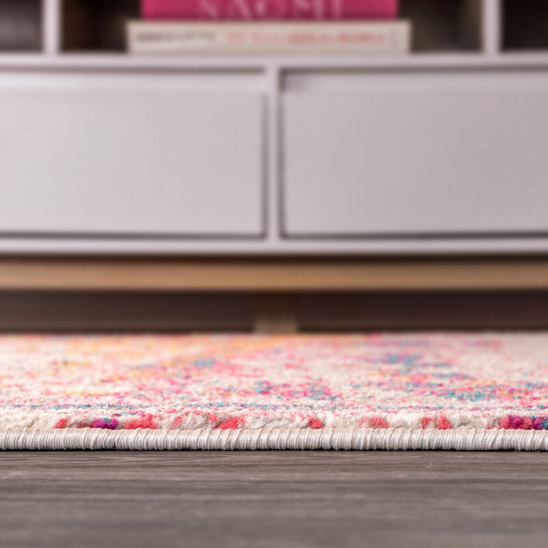 Contemporary Pop Modern Abstract Brushstroke Area Rug