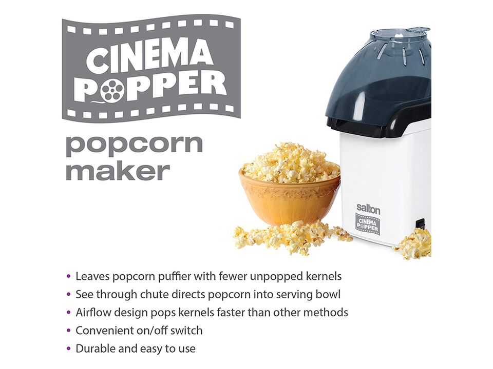 Salton CP1750 Popcorn Maker White
