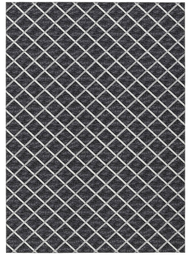 York YO1 Black 3' x 5' Rug