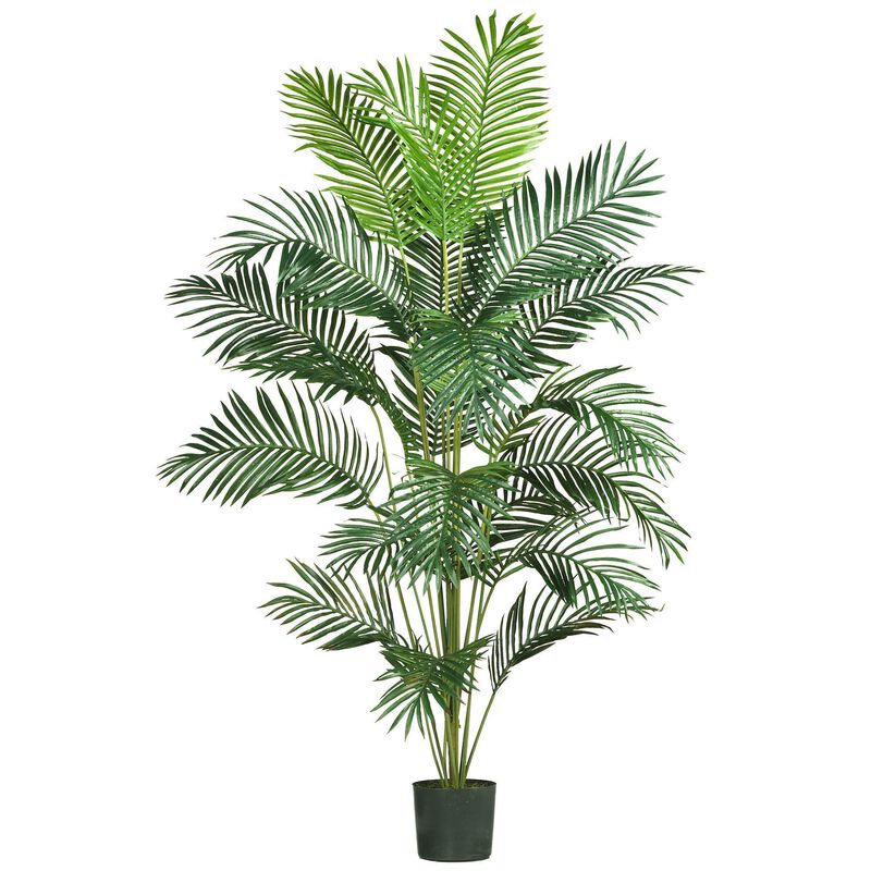 Nearly Natural 7-ft Paradise Palm Tree w/21 Lvs