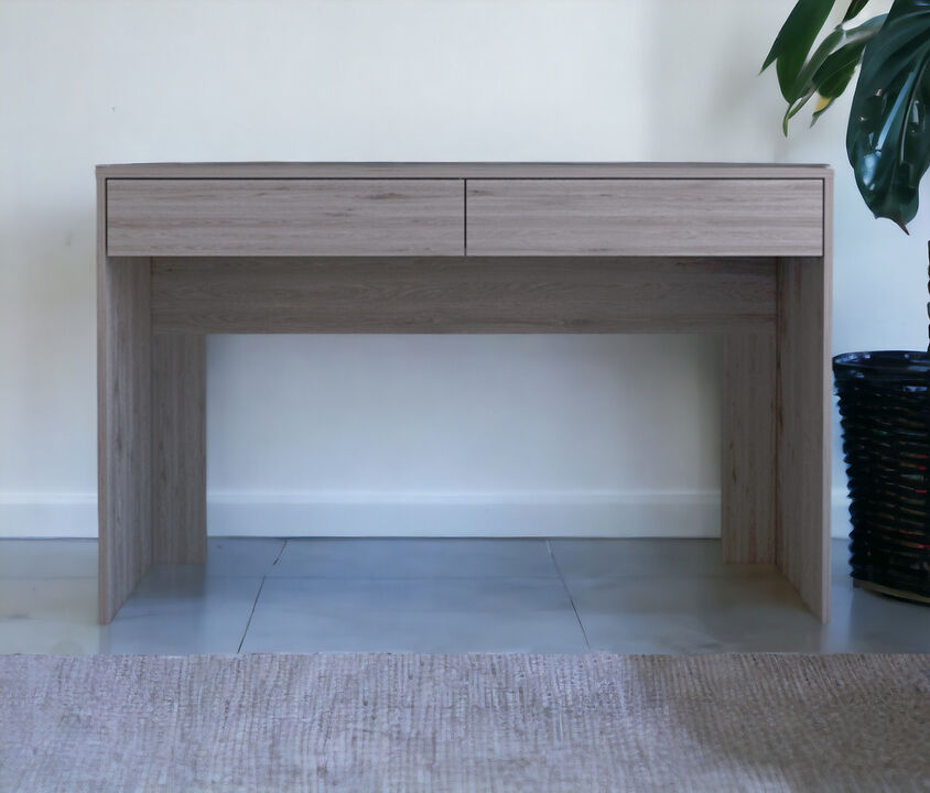 Modern Computer Desk Featuring Three Storage Drawers for Workstation