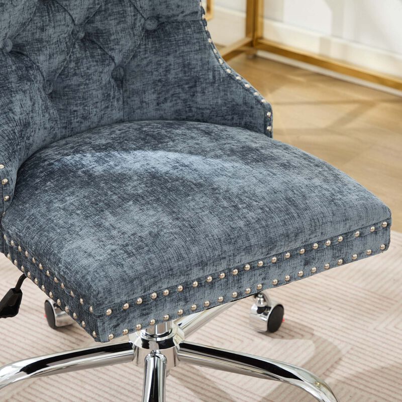 Fasnit Chenille Tufted Office Chair image number 4