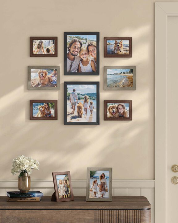 Set of 10 Collage Picture Frames for Wall Photo Display Decor