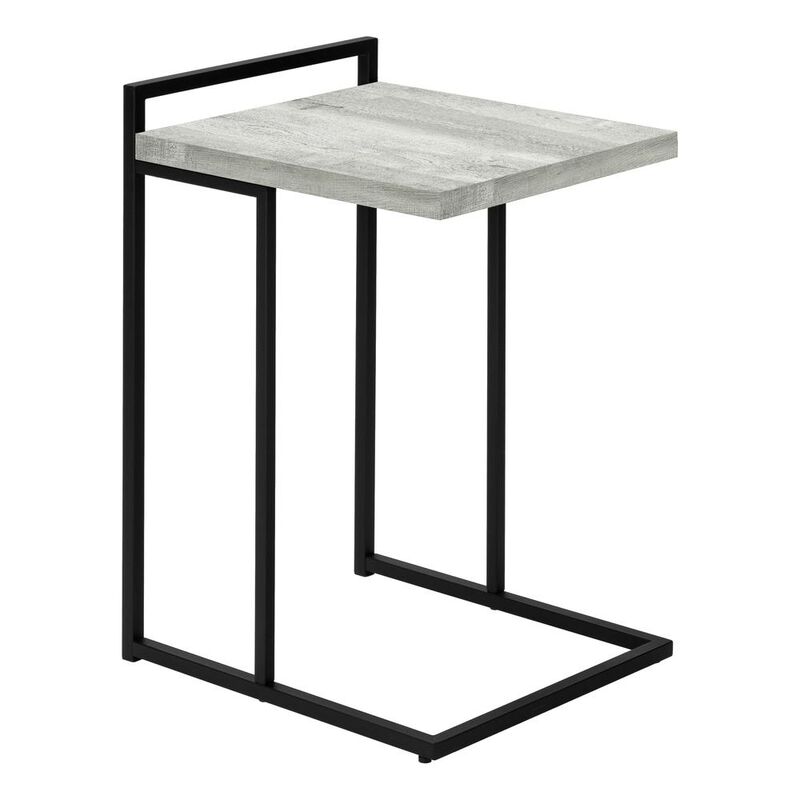 Accent Table, C-shaped, End, Side, Snack, Living Room, Bedroom