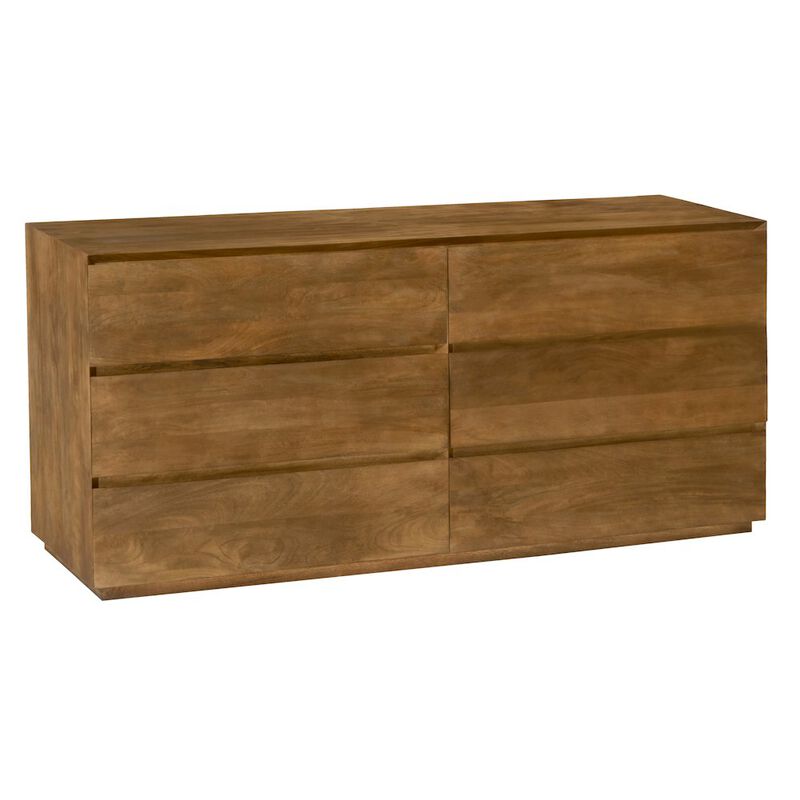 Flagstaff 6-Drawer Dresser in Spice Tan