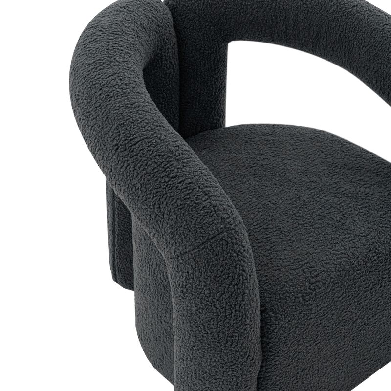 Darian Black Accent Chair