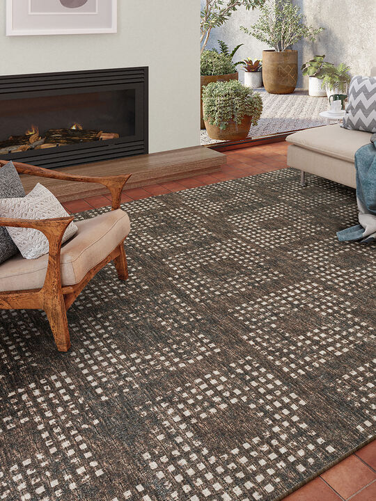 Delano DA1 Chocolate 10' x 14' Rug