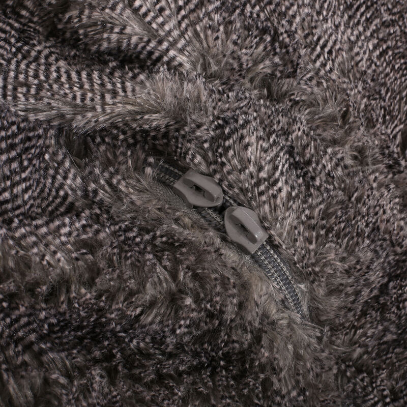 GOODSILO Modern Cozy Bean Bag Chair with Soft Faux Fur Cover and Removable Washable Design image number 4