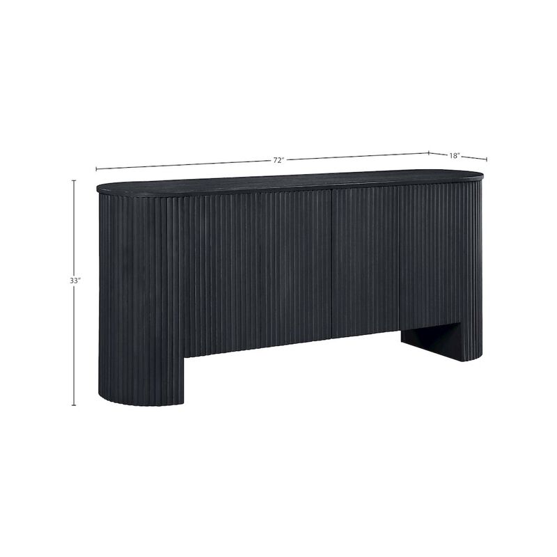 Meridian Furniture Belinda Black Sideboard/Buffet