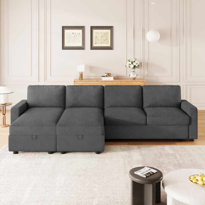 Merax Sectional Sofa Convertible Sectional Sofa U-shaped Sofa
