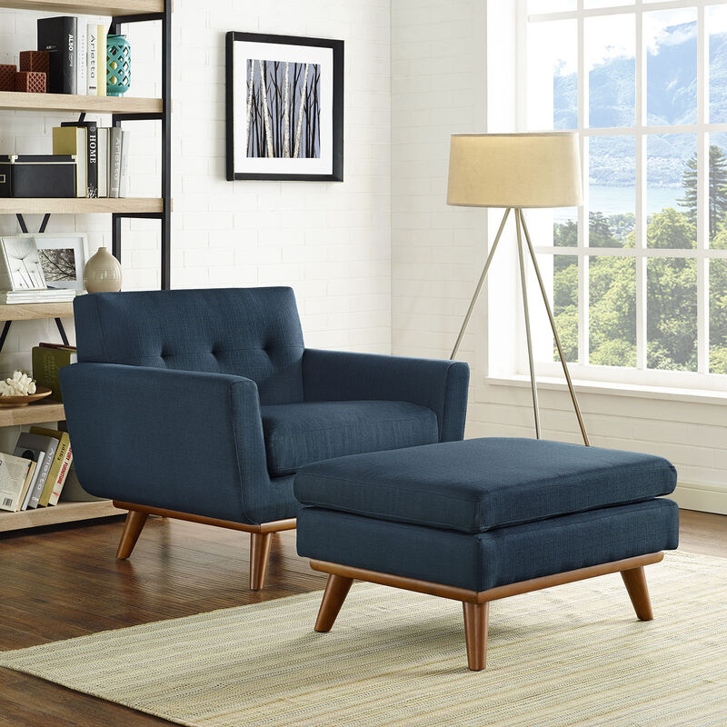 Engage 2 Piece Armchair and Ottoman image number 1