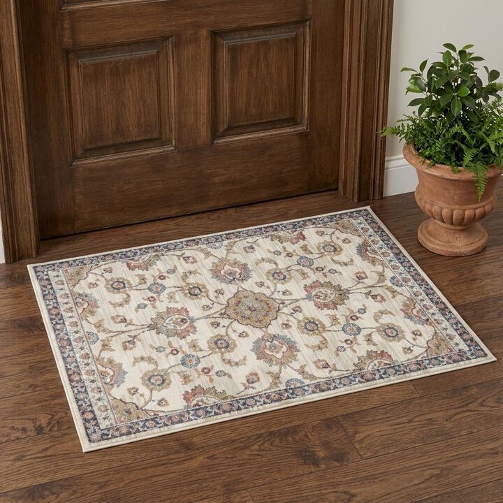 HomeRoots Floral Area Rug