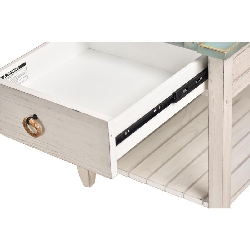 Sea Winds Coastal Furniture Picket Fence End Table