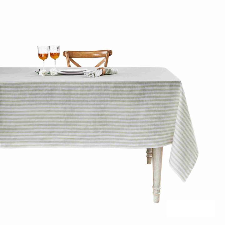Linen Tablecloth - Amalfi Stripe