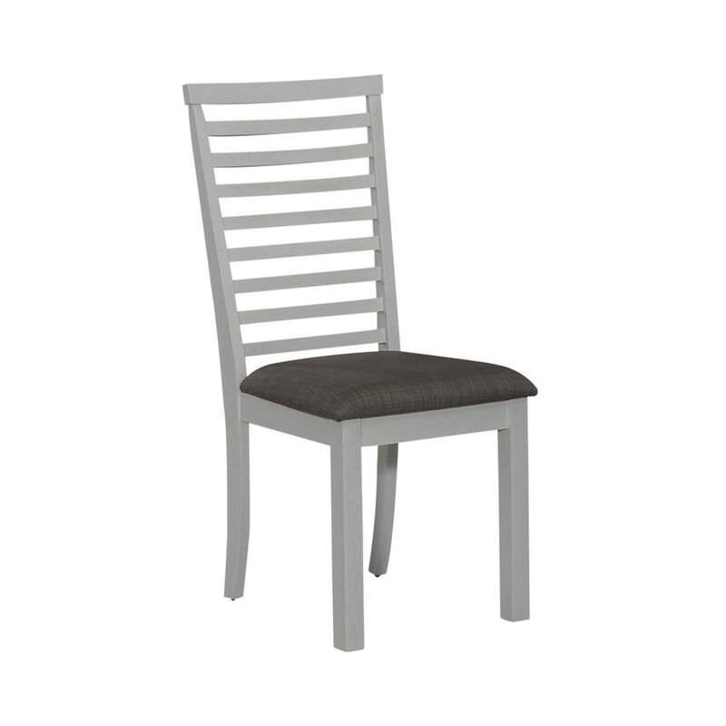 Liberty Furniture Uph Ladder Back Side Chair (RTA) - Set of 2 Transitional White image number 5