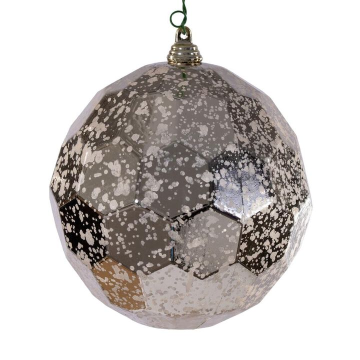 Vickerman 4.75" Oat Honeycomb Mercury Ornament. It Includes 4 Pieces per Bag.