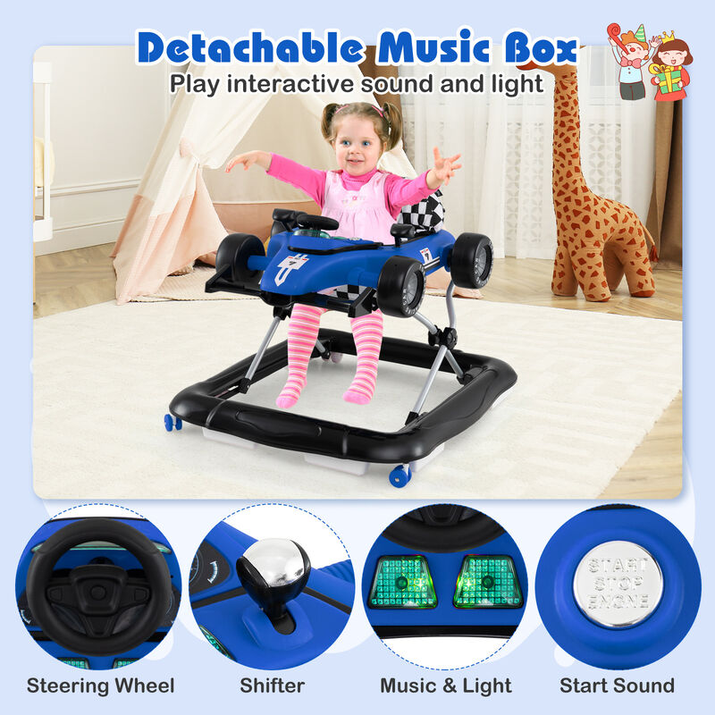 4-in-1 Baby Walker and Activity Center – Music, Adjustable Height & Interactive Play