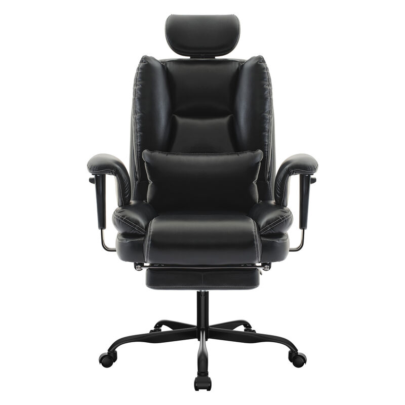 GOODSILO Ergonomic High Back Office Chair with Adjustable Headrest and Lumbar Support for Long Hours Comfort image number 0
