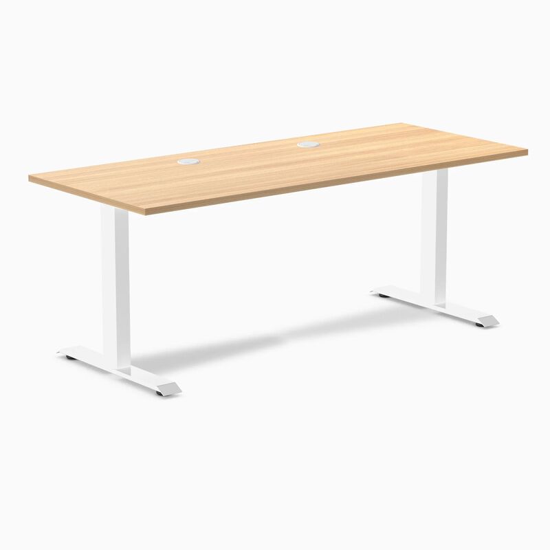 Desky Zero Scalloped Laminate Office Desk image number 0