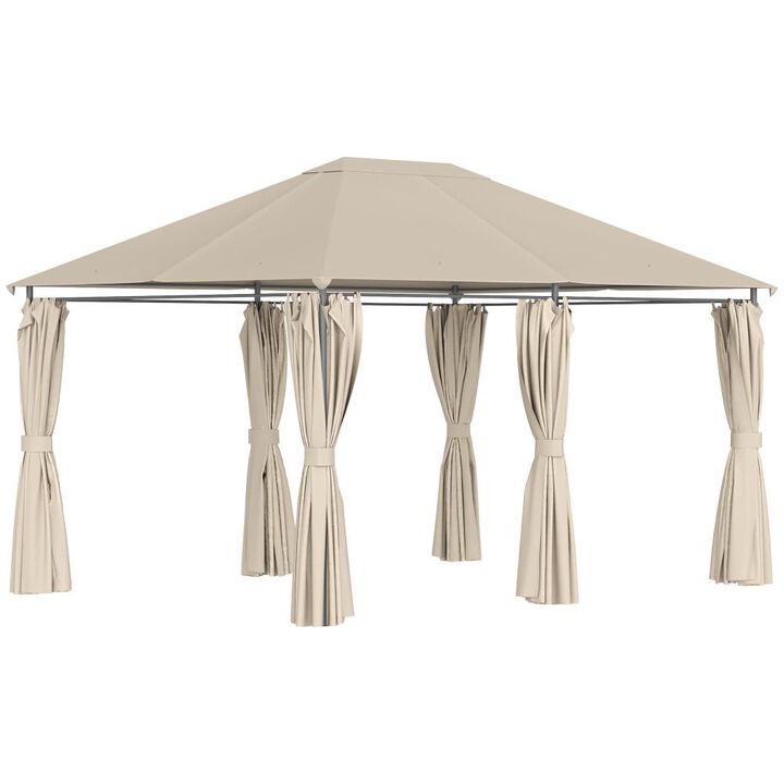 Hivvago 10' x 13' Garden Gazebo with Removable Walls