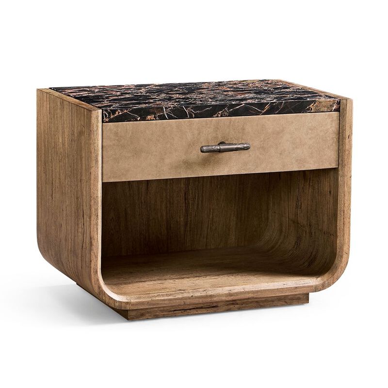 Stone Ridge Marble Nightstand image number 1