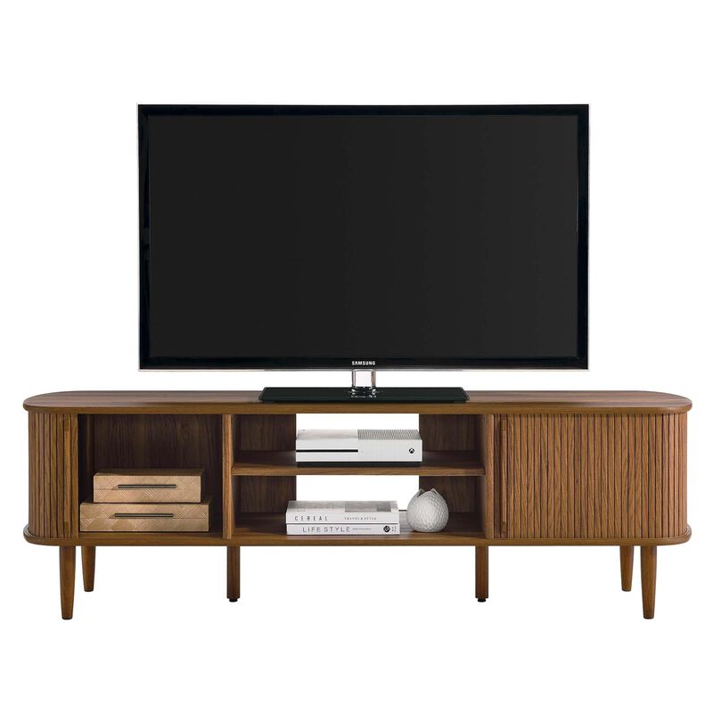 Modway EEI-6795-OAK Contour Wood, Oak, 63" TV Stand image number 7