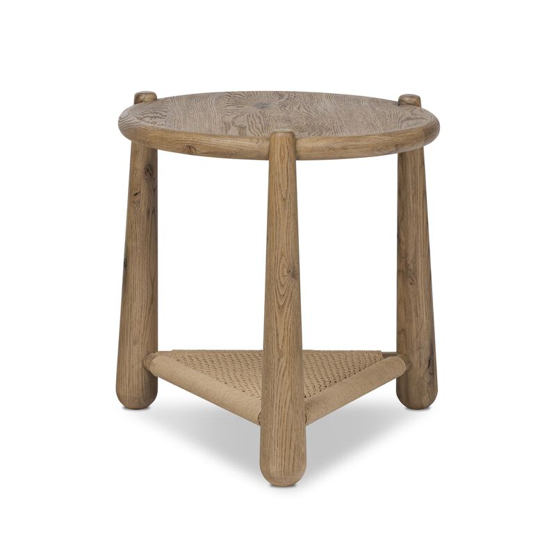 Salvador Aged Smoked Oak End Table