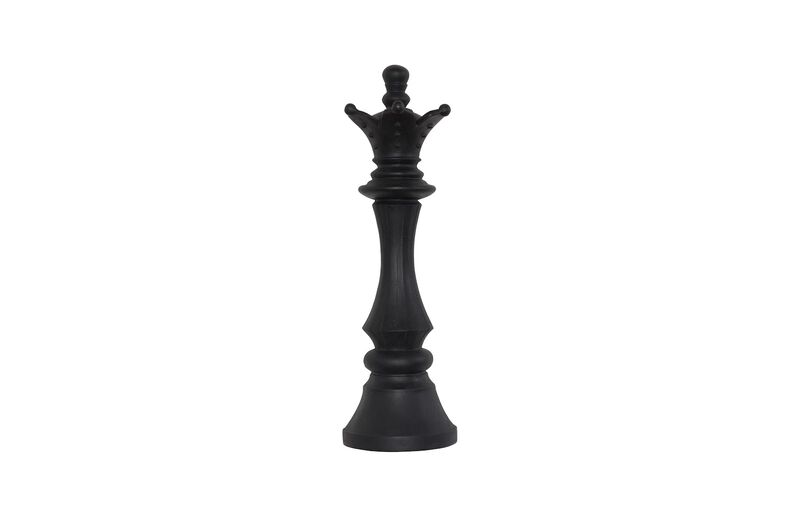 Queen Chess Black Wall Decor image number 0