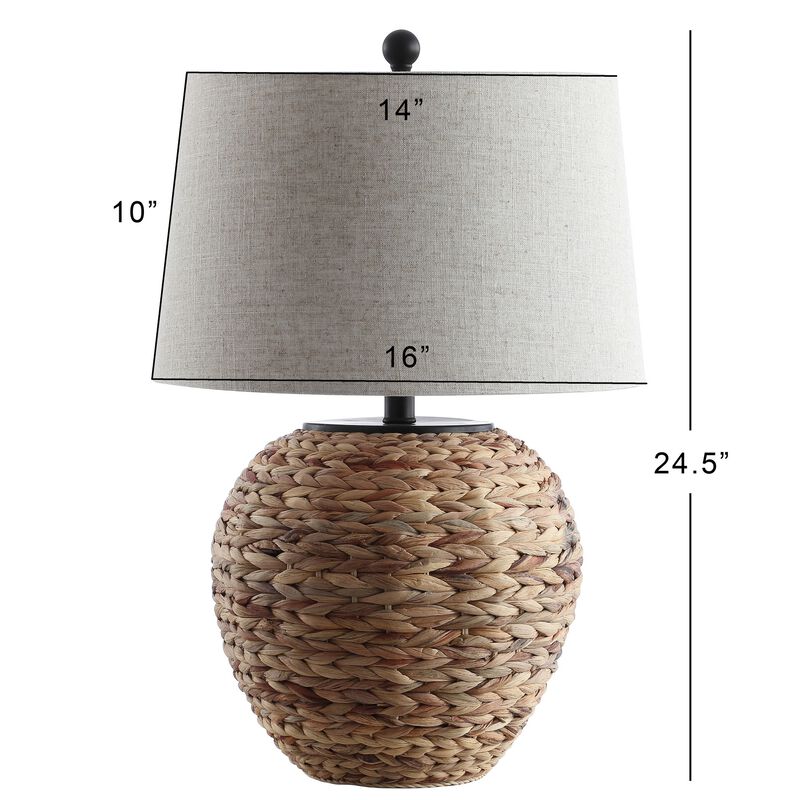 Alaro Banana Leaf Basket LED Table Lamp