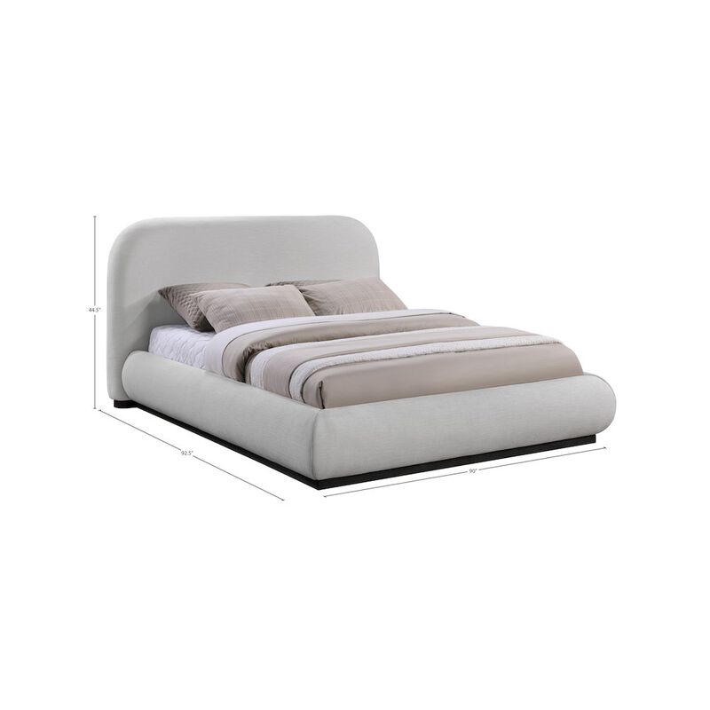 Meridian Furniture Vaughn Grey King Bed