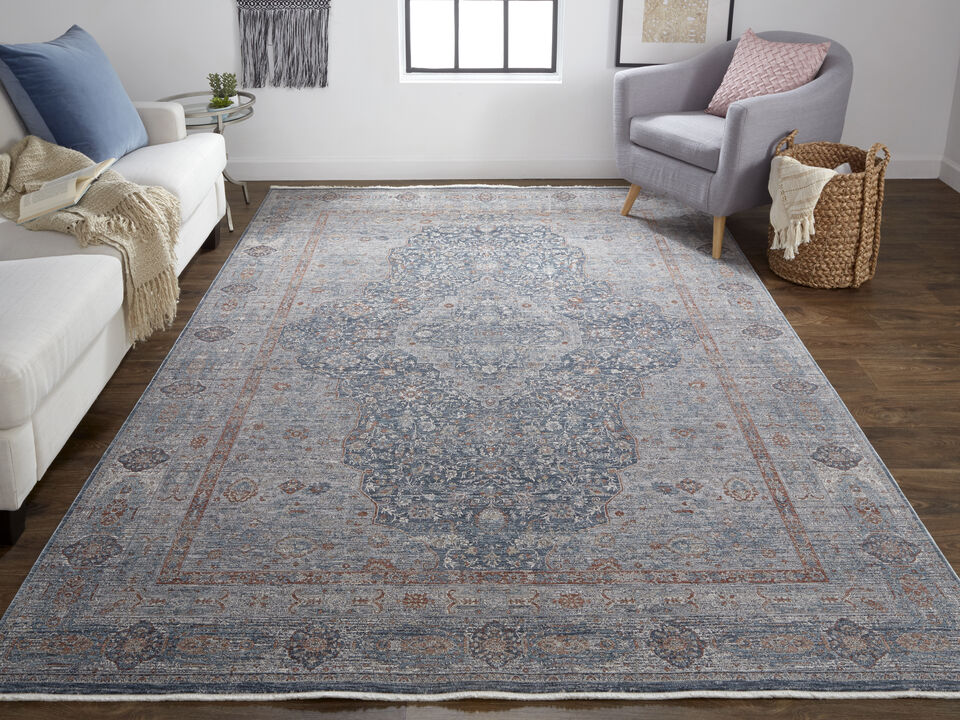 Marquette 3778F Gray/Blue/Red 2' x 3' Rug