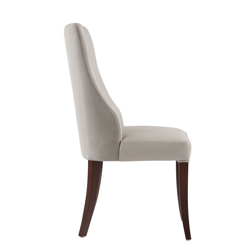 Connie Light Gray Dining Chairs (Set of 2)