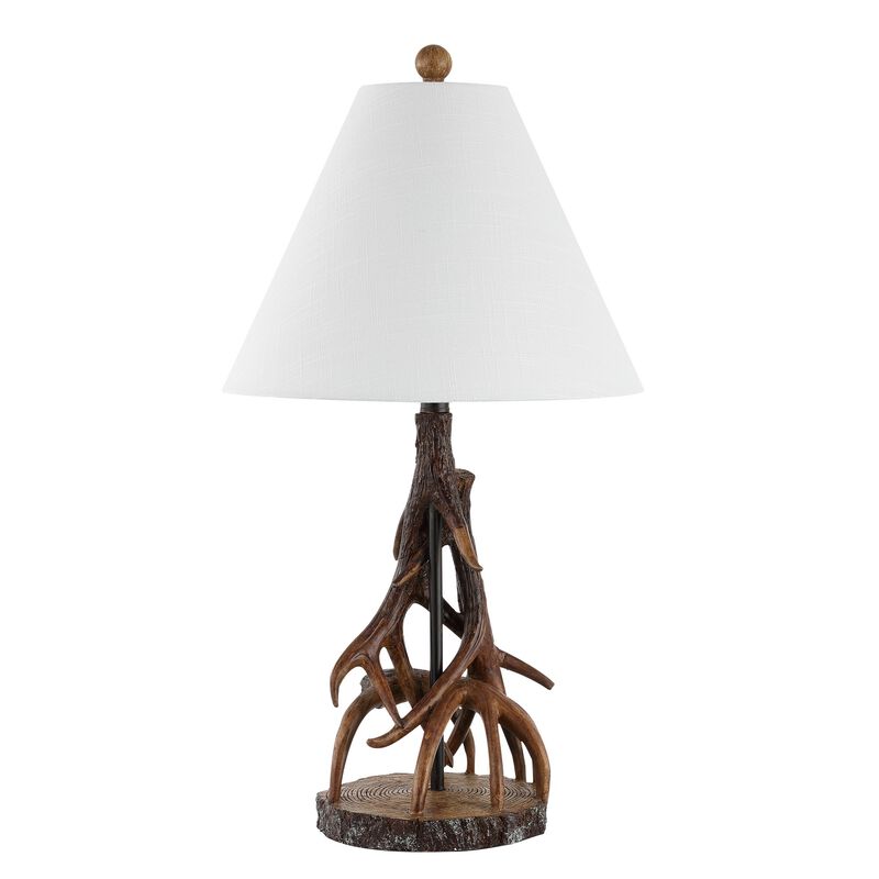 Cabell Farmhouse Rustic Iron LED Table Lamp