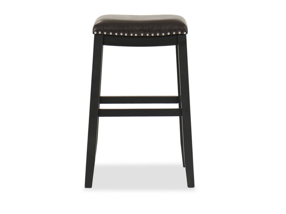 Lemante Nailhead Accented Barstool