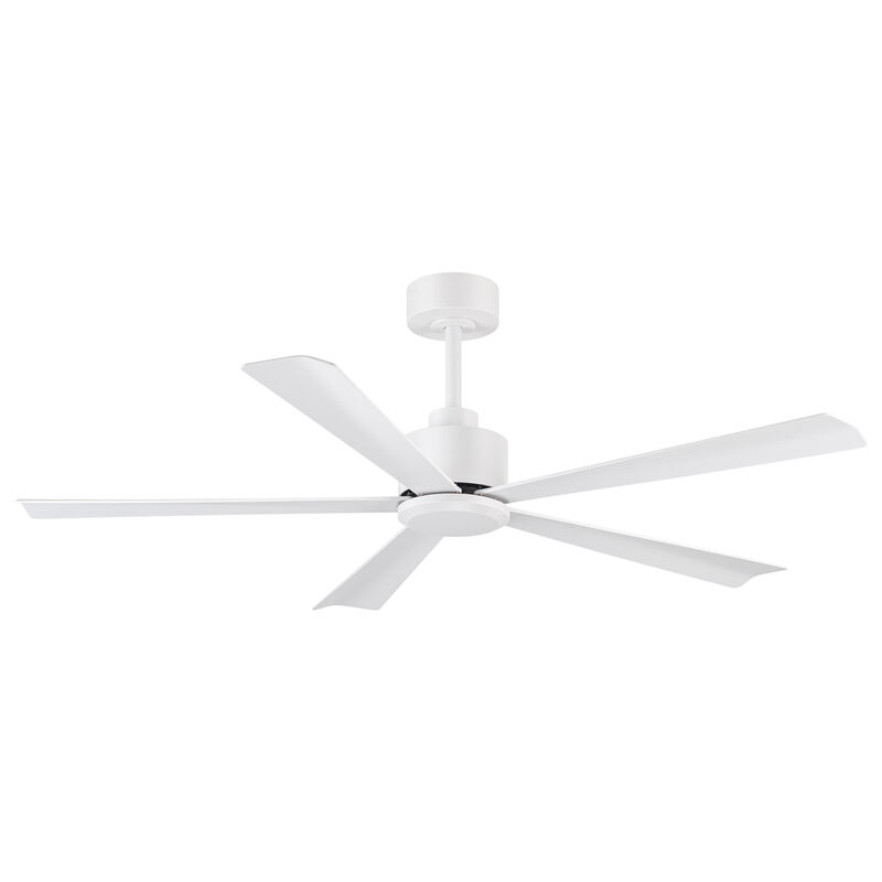 Breezary 52" Ceiling Fan No Light, 5 Blades, 6 Speed Reversible, Remote Control, Low Profile image number 0