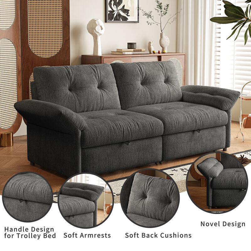 Snal convertible sofa bed image number 6