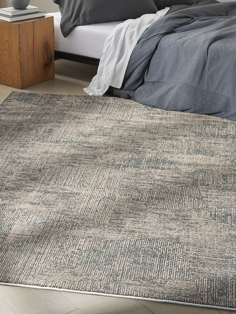 CK024 Irradiant IRR01 Black/Ivory 5'3" x 7'3" Rug image number 4