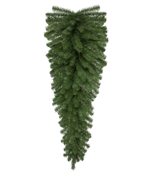 48" Dorchester Pine Artificial Christmas Teardrop Swag  Unlit