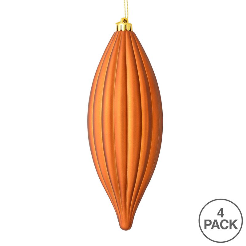8" Copper Matte Line Finial 4/Bag image number 2
