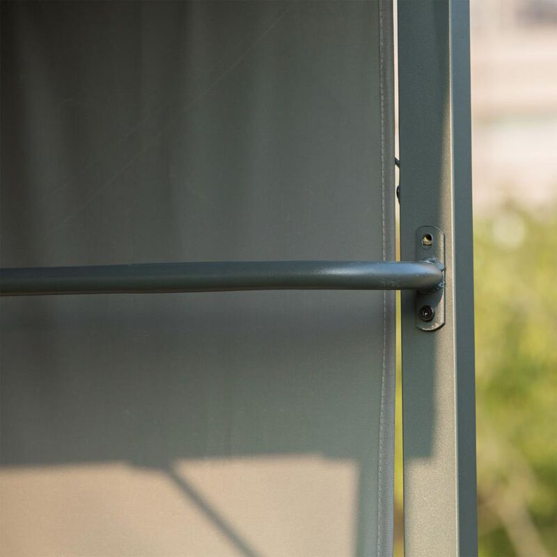 Hivvago 7ft BBQ Canopy Shelter with Serving Shelves & Hooks image number 7