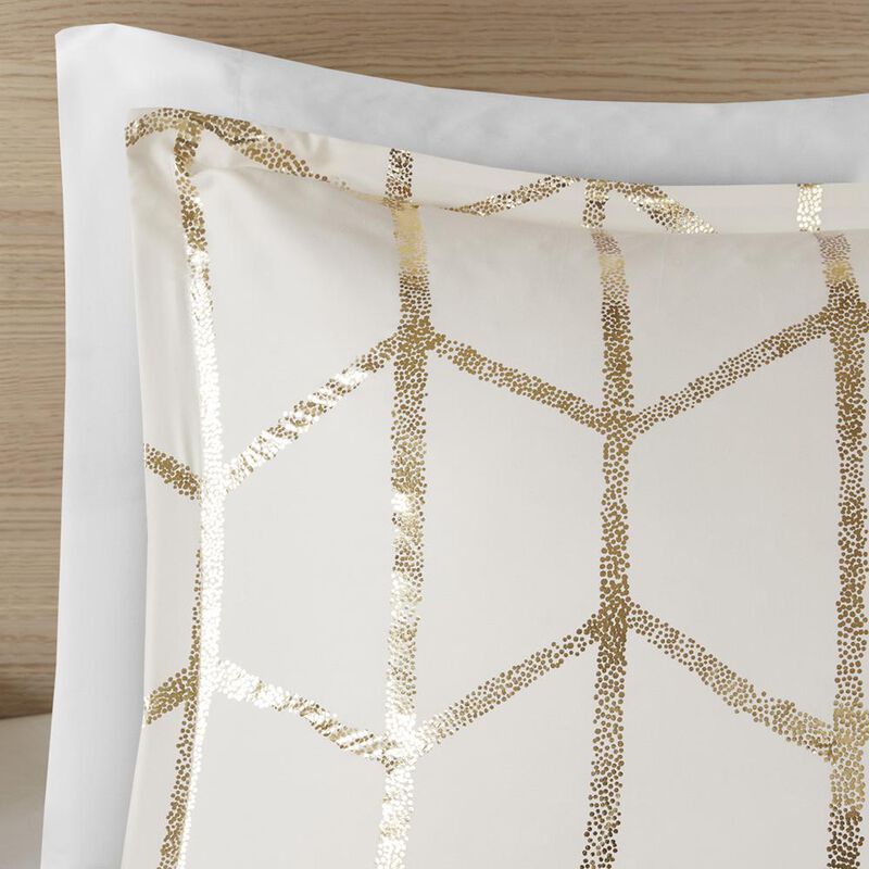Belen Kox Ivory Majesty Gold Comforter Set, Belen Kox
