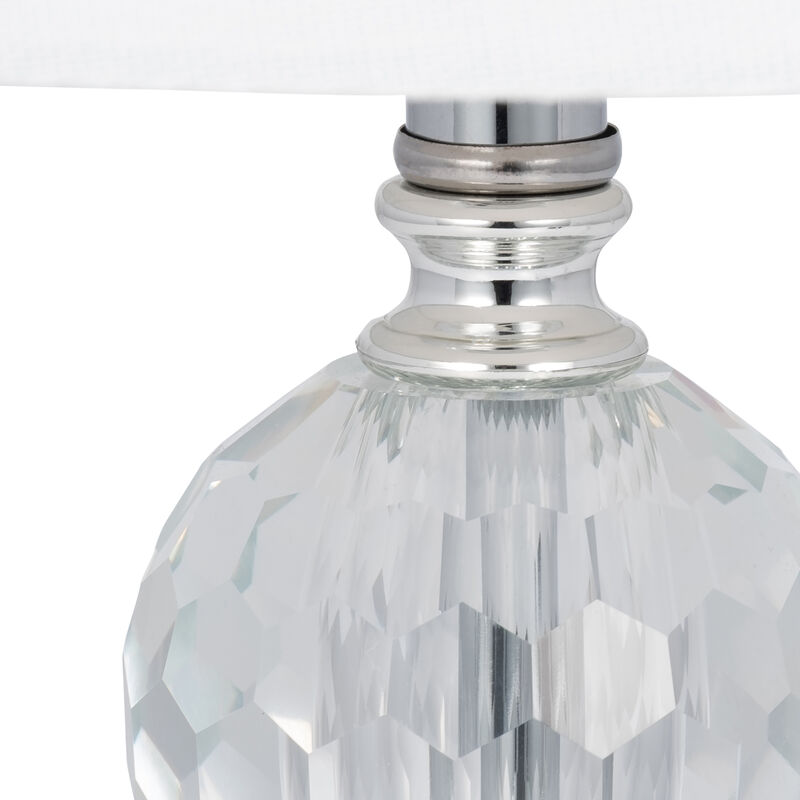 S/2 Crystal Faceted Table Lamp image number 2