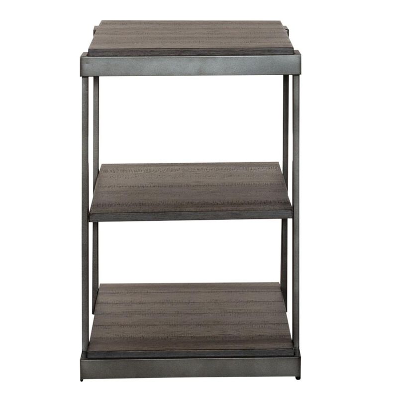 Liberty Furniture Modern View Tiered End Table in Gauntlet Gray image number 2