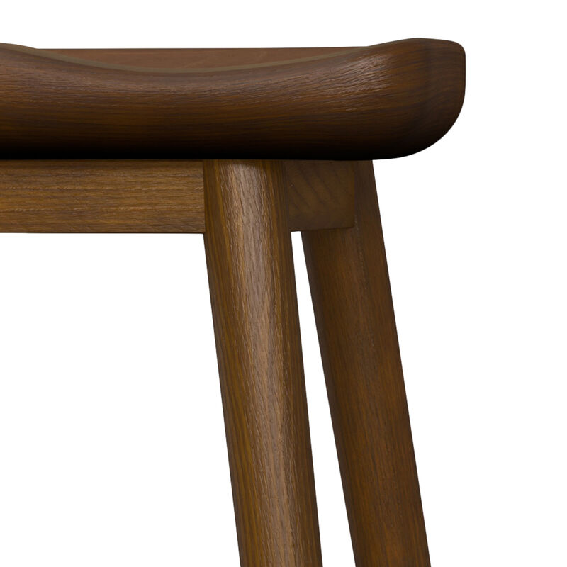 Teagan Modern Rustic 30 inch Bar Stool in Dark Walnut , Fully Assembled image number 8
