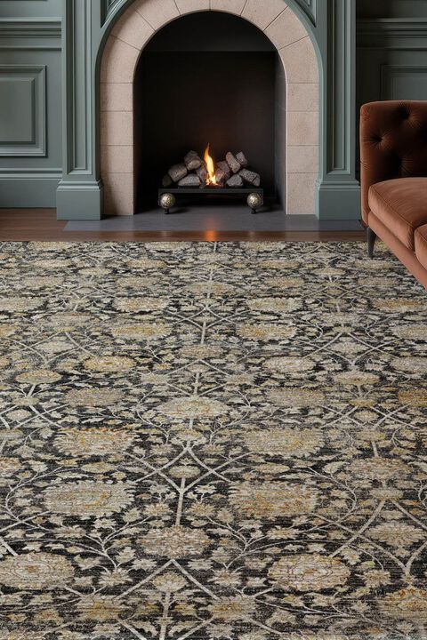 Aristo AR3 Black 9' x 12' Rug