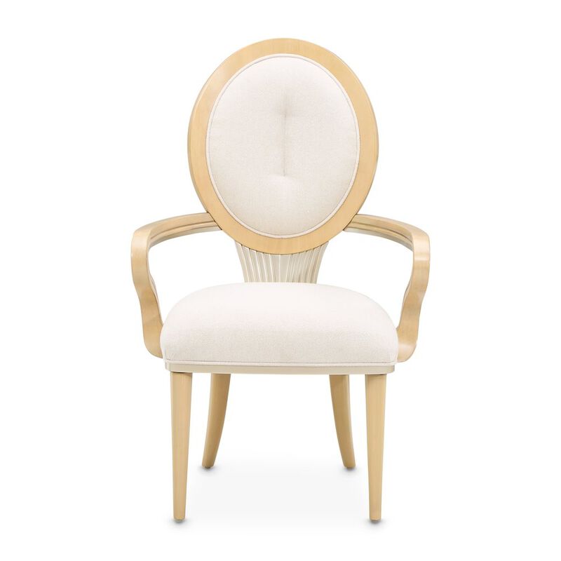 Camellia Field Dining Arm Chair, Set of 2 - Caramel image number 0