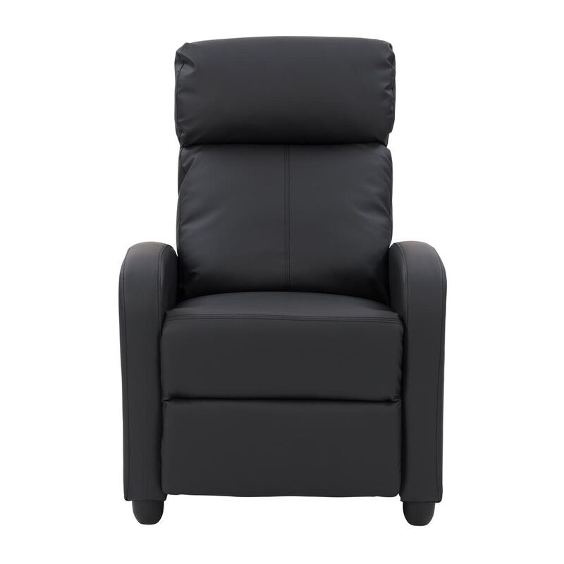 CorLiving Oren PU Recliner in Black