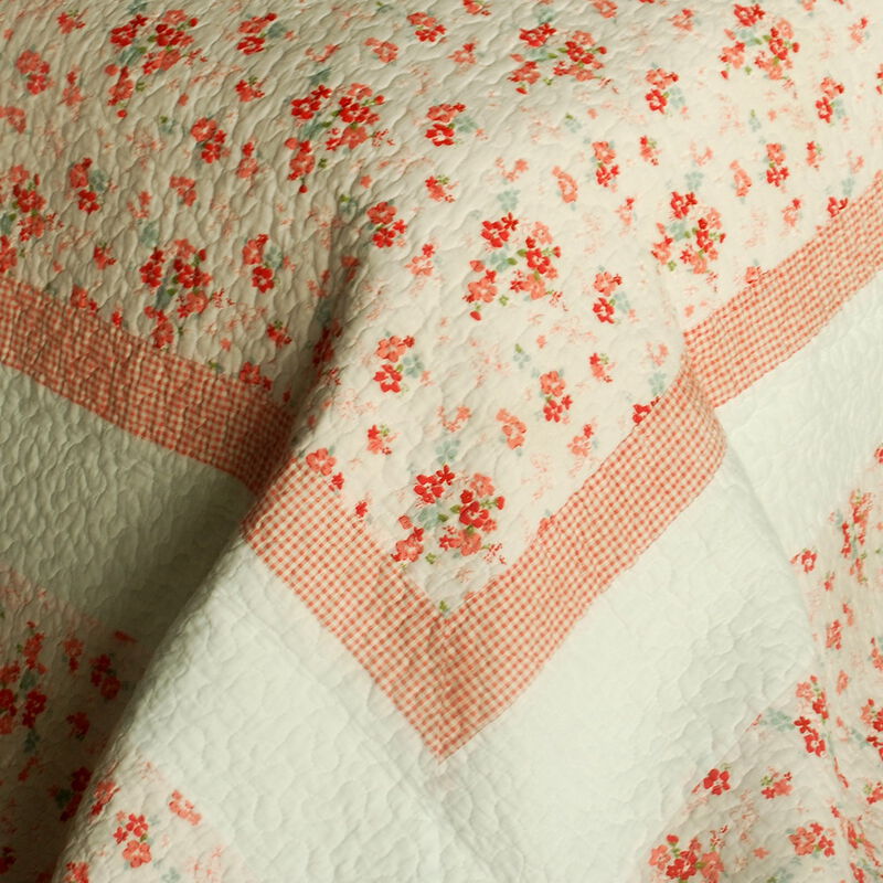 Vermicelli Quilted Cotton Printed Quilt Set Queen Size Les Coristes Design Set image number 2